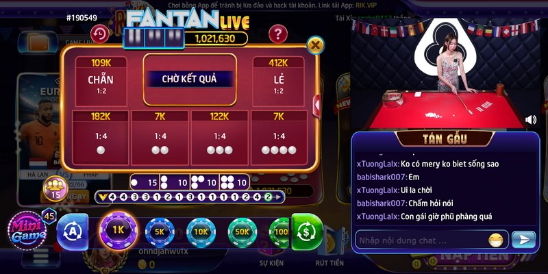 Fantan livestream Rikvip: Trải nghiệm cá cược đỉnh cao 2025 5 Cách chơi đơn giản của Fantan livestream Rikvip
