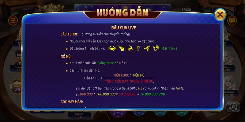 Bầu cua livestream Rikvip: Game cá cược hàng đầu 2025 4 Luật chơi của Bầu cua livestream Rikvip mới nhất